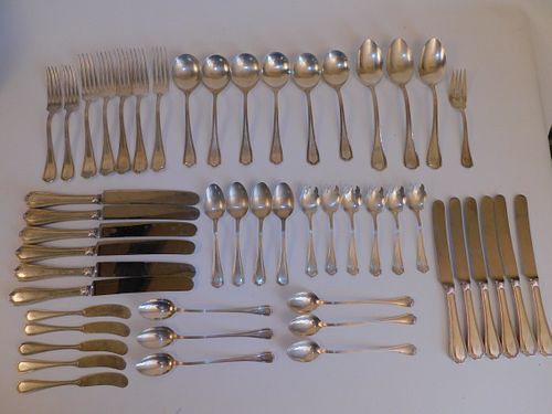 REED & BARTON STERLING FLATWARE49 piece