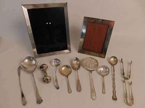 SILVER LOT INCLUDING TIFFANY FRAMELot 38441b