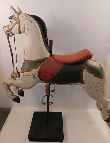 ANTIQUE CAROUSEL HORSE ATTR. DARE19th