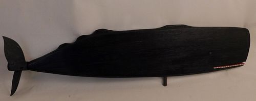 A OTTISON WOOD WHALE WHIRLIGIGVintage 384525