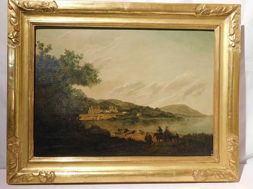 OLD MASTER OIL LANDSCAPE PAINTINGOld 38454f