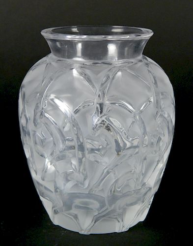 LALIQUE FROSTED AND MOLDED GLASS 384581