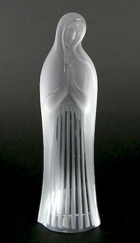 LALIQUE FROSTED GLASS MADONNALalique 384589