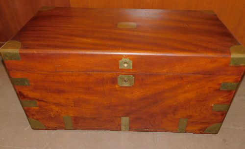 ANTIQUE CHINESE CAMPHOR WOOD CHESTFine 384582