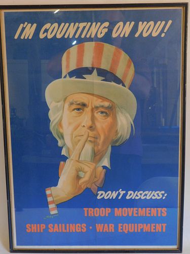 WWII POSTER UNCLE SAM BY HELGUERAWWII 3845c5