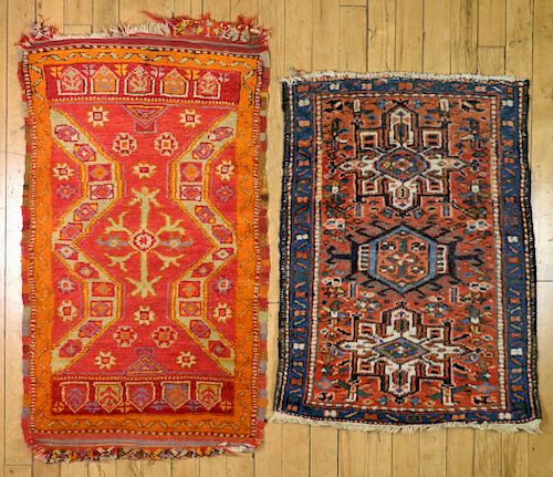 2 SMALL ORIENTAL MATS2 Small Oriental