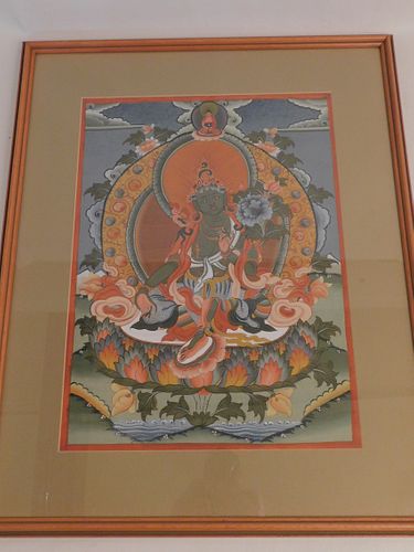 BUDDHIST PAINTING OF GODDESS20th 384642