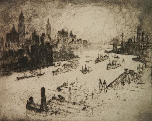 JOSEPH PENNELL ETCHING AND DRYPOINTJoseph