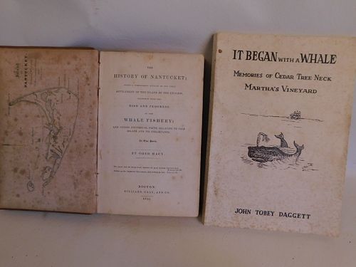 2 RARE BOOKS ON NANTUCKETTwo old 384662
