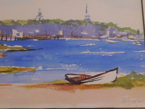 DAVID LAZARUS NANTUCKET PAINTINGVintage