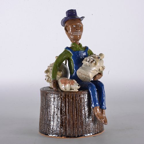 MARVIN BAILEY MAN ON STUMP FIGURAL13 5  384683