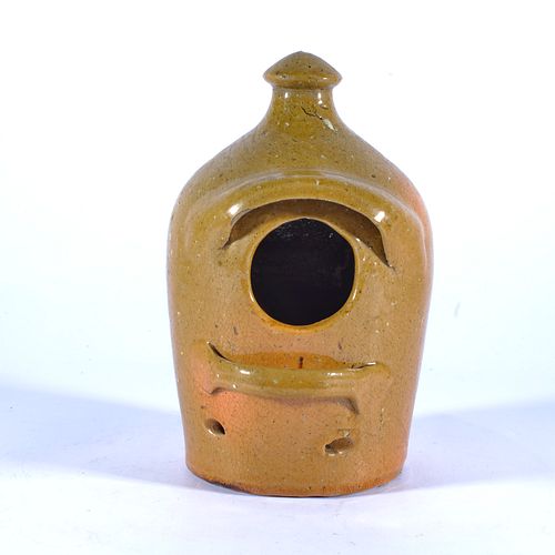 EARLY AUMEN POTTERY BIRD HOUSEca.