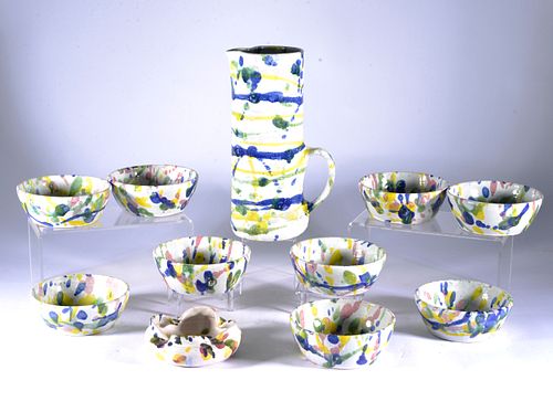 COLE POTTERY GROUP AND OTHERSnice 3846ff