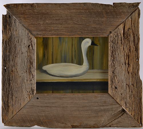 DAN DOWD DUCK DECOY PAINTINGwonderful