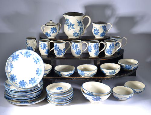 MARY AUMAN POTTERY DINNERWARE SETsigned 384793