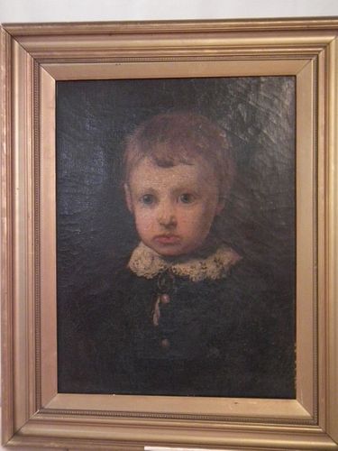 ANTIQUE PORTRAIT OF A BOYAntique