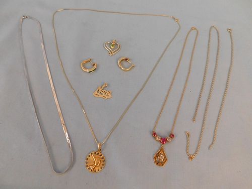 MOSTLY 14K GOLD LOTAssorted lot 3847f2