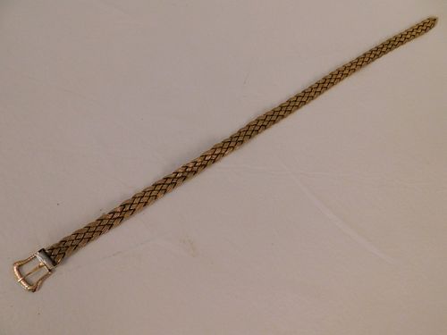 14K GOLD WRAP AROUND BELT BRACELETVictorian 3847f5