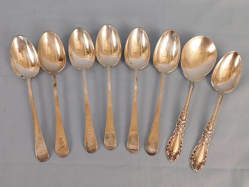 LOT STERLING SILVER SPOONSLot of 3847ff