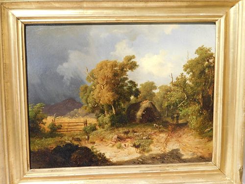 1844 ENGLISH LANDSCAPE PAINTING19th 38480a