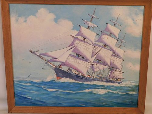 SILVA FERNANDES SHIP PAINTINGMedium 38486d