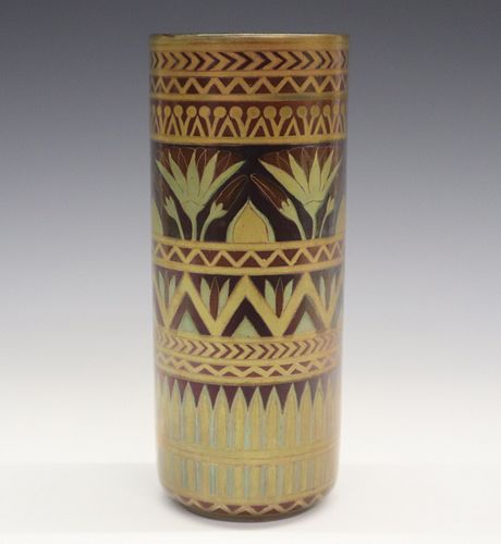 ZSOLNAY POTTERY VASEAn Egyptian 384911