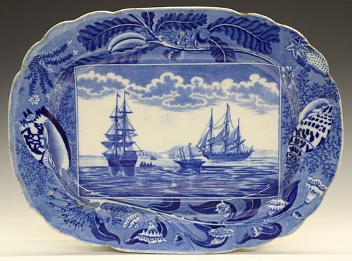 SHIPPING SERIES PLATTERA 19th Century 38499a