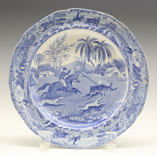 SPODE INDIAN SPORTING SERIES PLATEA 384992