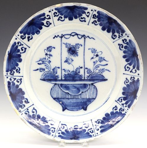 DELFT WARE CHARGERAn 18th Century 3849a5