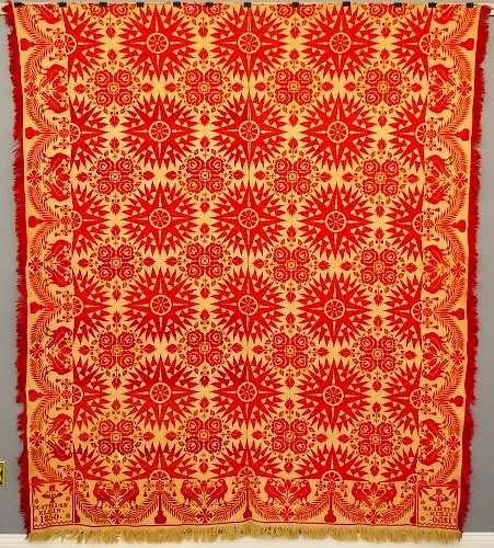 JACQUARD COVERLET, MATHIAS KLEINA