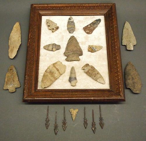 20 ARROWHEADS & SPEAR TIPSA group of