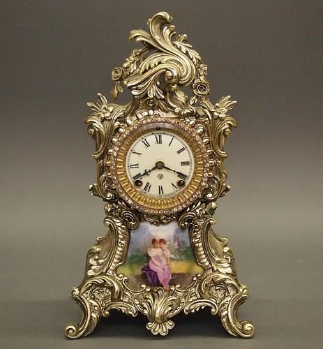 ANSONIA FRENCH STYLE CLOCKA circa 384b3a