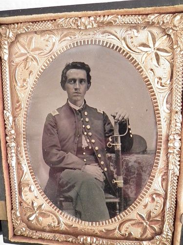 AMBROTYPE CONFEDERATE SOLDIERRare