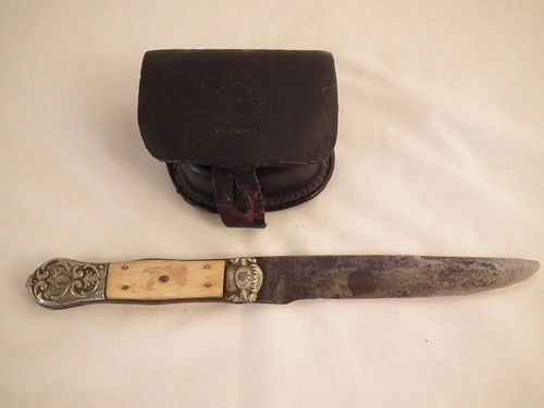 CONFEDERATE CAP BOX & KNIFE2 Civil