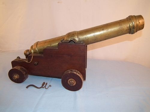 ANTIQUE NAVAL CANNONAntique American 384b8c