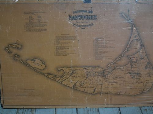 RARE MAP OF NANTUCKET BY FC EWER