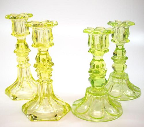 PRESSED PETAL & LOOP CANDLESTICKS,