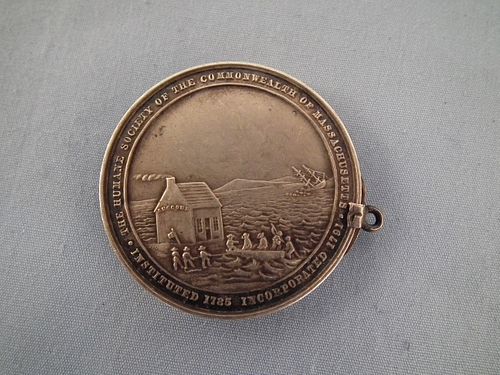 SILVER LIFESAVING MEDALOld silver