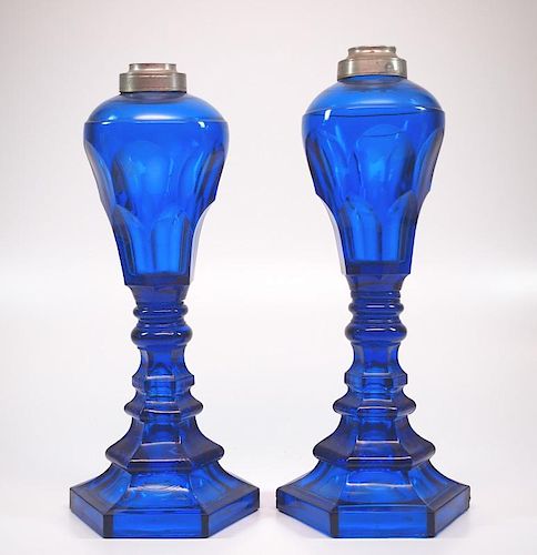 PRESSED ARCH FONT OIL/FLUID LAMPS,