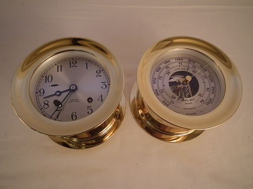 CHELSEA SHIP CLOCK BAROMETERChelsea 384ccf