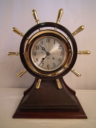 CHELSEA MARINER SHIP CLOCKLarge 384cc9