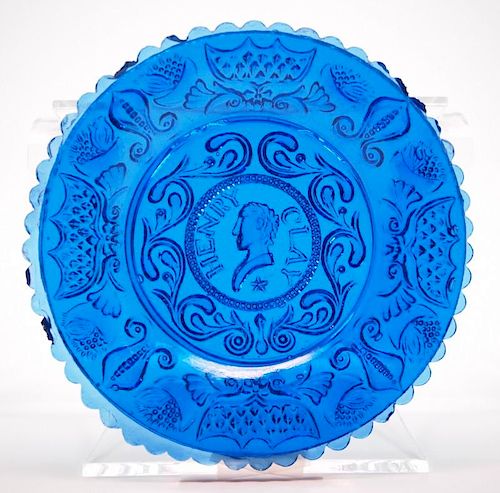 LACY GLASS HENRY CLAY CUP PLATEA 384d82