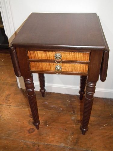 FEDERAL MAHOGANY WORK STANDPeriod 384dd5