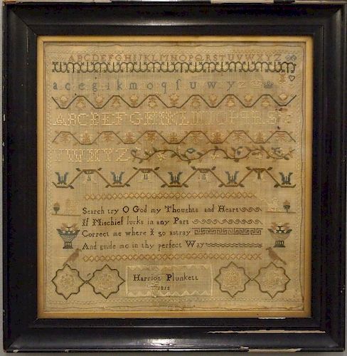 NEEDLEWORK SAMPLERAn early 19th 384e03