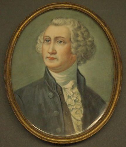 PORTRAIT MINIATURE OF G. WASHINGTONA