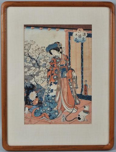 UTAGAWA KUNISADA JAPANESE WOODBLOCK 382796