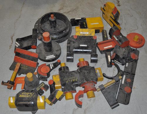 GROUP WOODEN CAST IRON MACHINERY CASTING