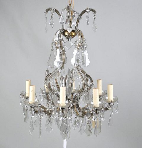 VENETIAN GLASS ROCOCO STYLE 8 LIGHT 382926