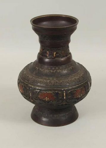 CHINESE BRONZE AND CLOISONNE ARCHAISTIC