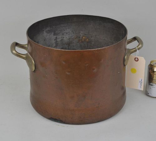 LARGE ELKINGTON & CO COPPER STOCK